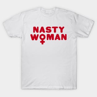 Nasty Woman Feminist Symbol T-Shirt